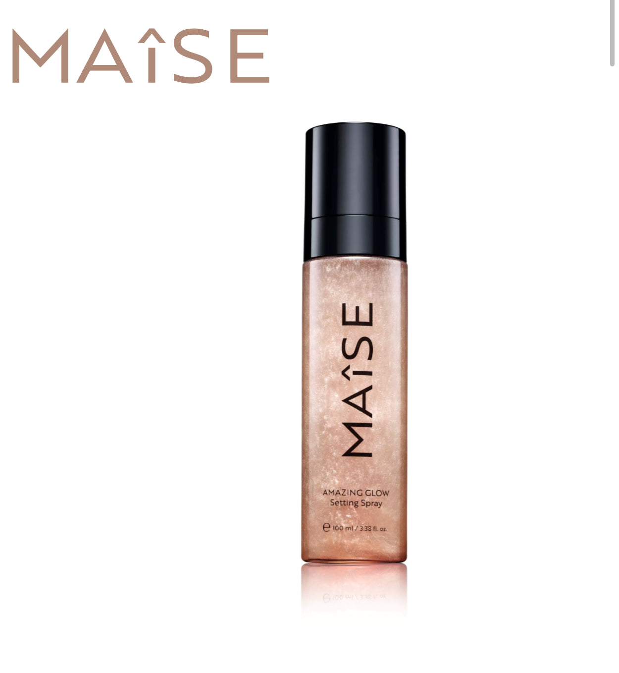 Maîse Amazing Glow Setting Spray - Blush pink