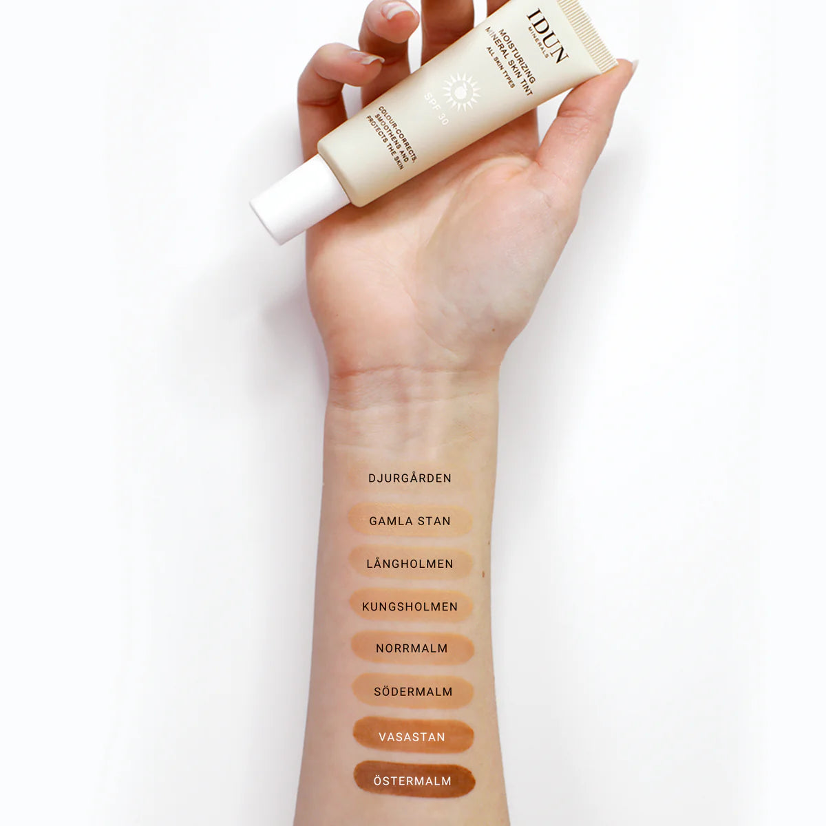 IDUN|  MOISTURIZING MINERAL SKIN TINT SPF 30| Kungsholmen | Light / Medium