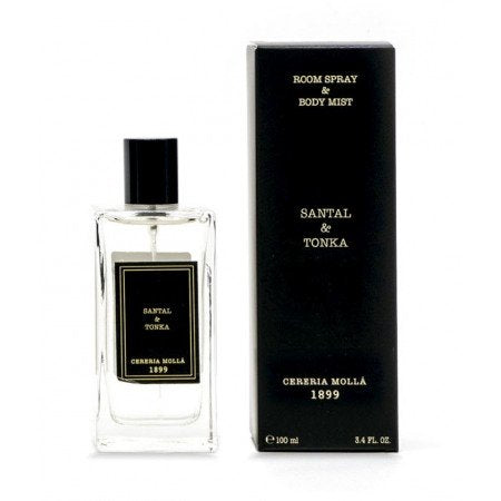 Hýbýla- og bodymist | Cereria Mollá | Santal og Tonka 100ml