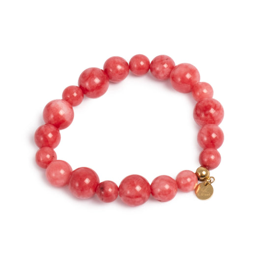 Armband | Wild nature | Jade raspberry